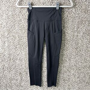 Lululemon Leggings Women’s 2 Grey *Non-Reflective Fast & Free 19” Cropped II